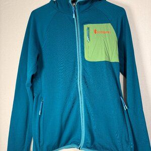 Cotopaxi Otero Fleece Full-Zip Hooded Jacket - Women Size Medium Blue